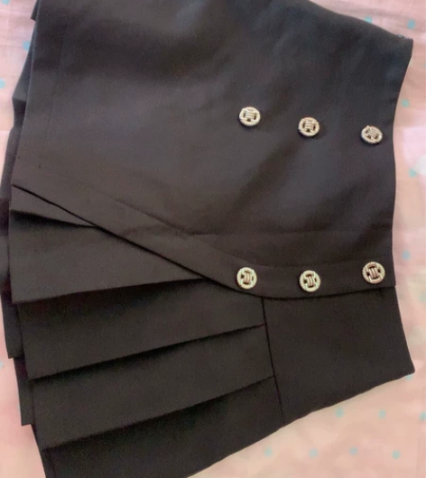 【小A字不规则百褶裙】高腰小A收腰百褶裙 ...