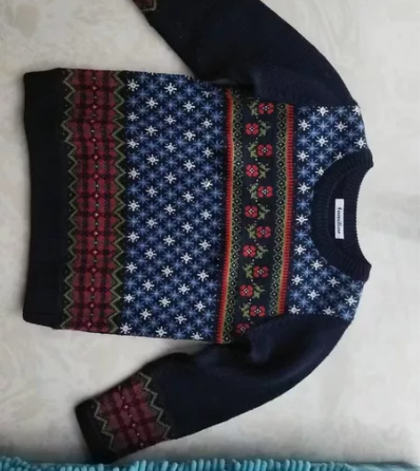 Familiar民族风毛衣，穿二洗一，含5...