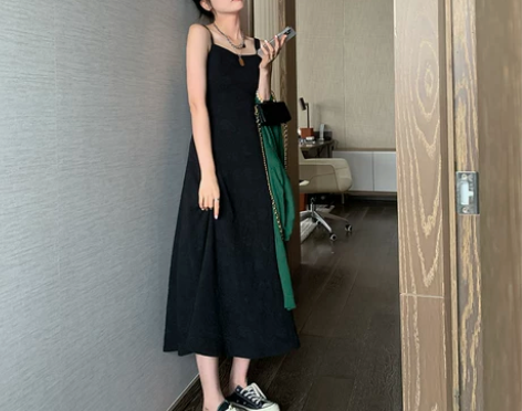 JHXC 吊带连衣裙女小个子2021秋季新...