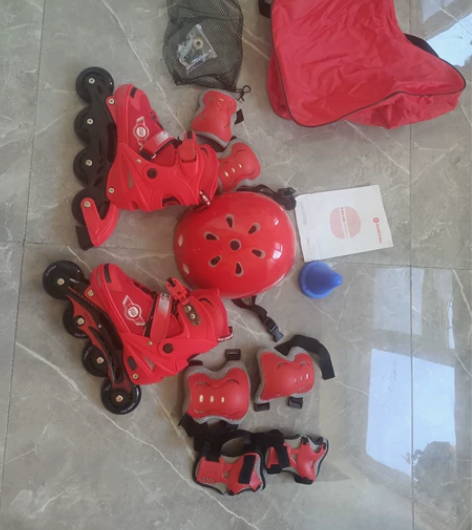 全新未用 斯威轮滑鞋 M码35-38 全套...