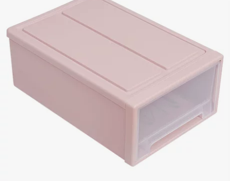 多层衣服储物箱塑料收纳箱抽屉式收纳柜透明衣...