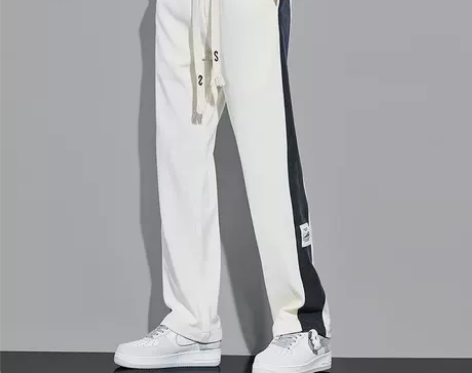 秋冬季加绒休闲裤男2022新款直筒运动裤男...