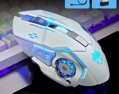 无线机械牧马人游戏蓝牙鼠标适用联想戴尔hp...