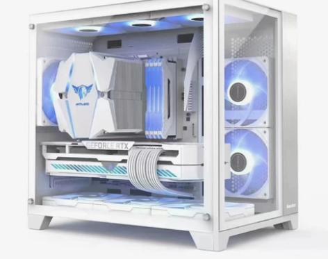 航嘉S920暴风雪机箱亚克力侧板散热孔定制...