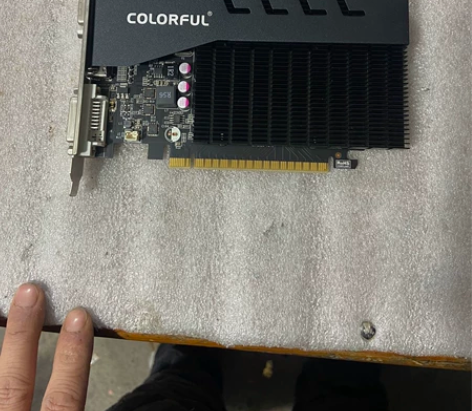 七彩虹GT710 1G电脑主机独立显卡 拆...