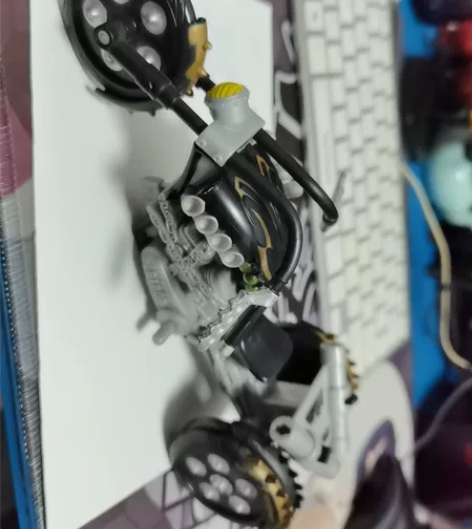 复古玩具 6：1兵人通用摩托车 感兴趣的话...