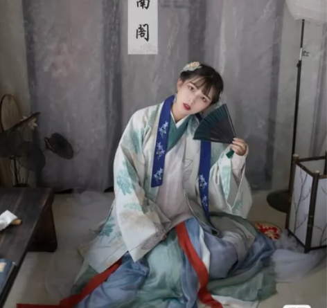正版司南阁汉服绝版东篱全套交领衫裙古装古风...