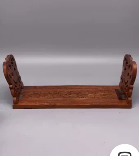 纯手工实木雕刻书档。 木头坚硬。木质不错。...