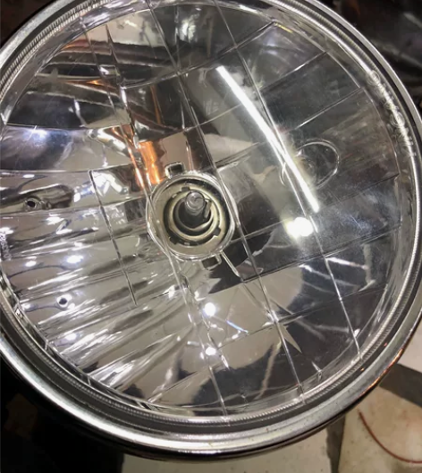 银钢mini原装大灯,99新,因为我的小边...