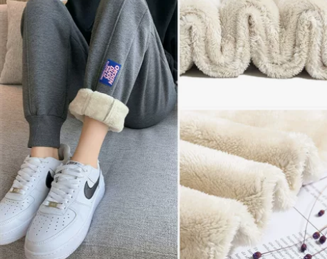 黑色运动裤女秋冬季宽松显瘦加绒加厚2022...