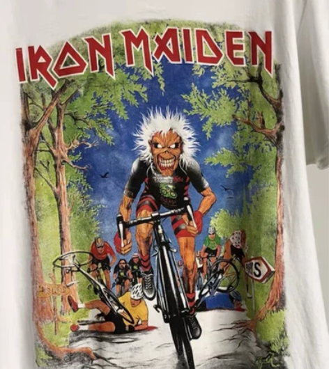 Iron Maiden 短袖T恤，水果底板...