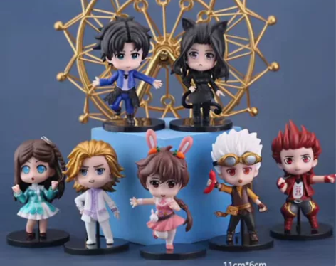 全新特惠清仓包邮斗罗大陆手办七件套送女友送...