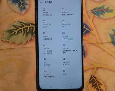 OPPO A54 5G 国际版 CPH21...