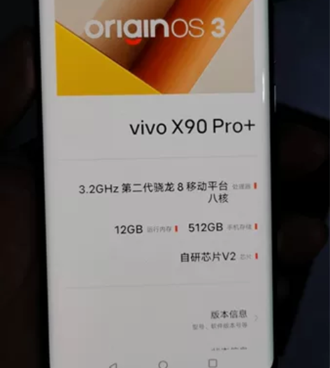 VIVO X90pro+，12+512g内...