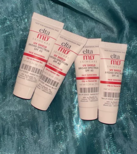 4只Elta md防晒10ml大白盾防晒 ...