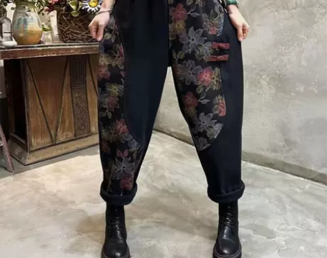 黑色【加绒加厚2】 高材质妈妈牛仔裤女秋冬...