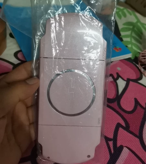 psp3000粉色游戏机机壳带电池盖原装包...