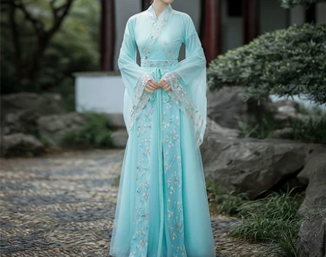 【潮流周价】蝶恋花古装汉服女2021新款中...