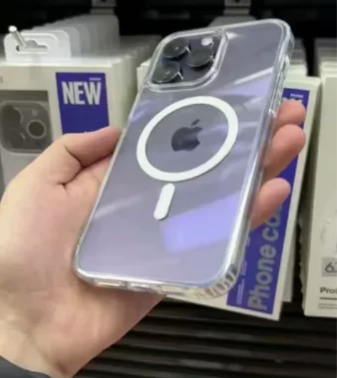 全新锐思 晶透磁吸iP14系列保护壳 咔哒...