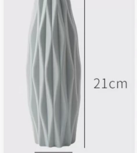 北欧塑料花瓶家居插花花器客厅现代创意简约小...