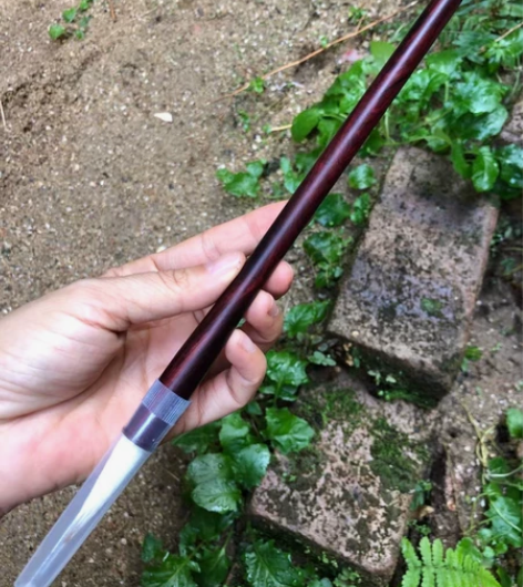 海南黄花梨毛笔海黄毛笔文房四宝,老料,高密...