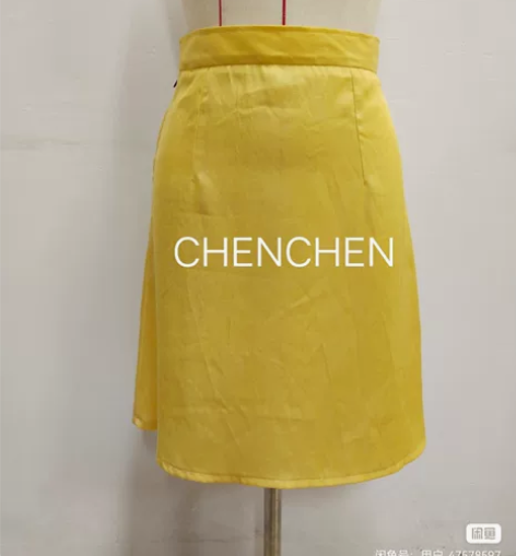 服装工艺女A字裙半身裙筒裙，天丝面料，有制...