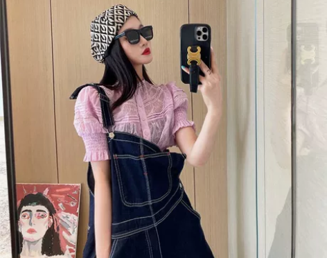 【现货】小景家 G端红边牛仔布 宽松直筒阔...