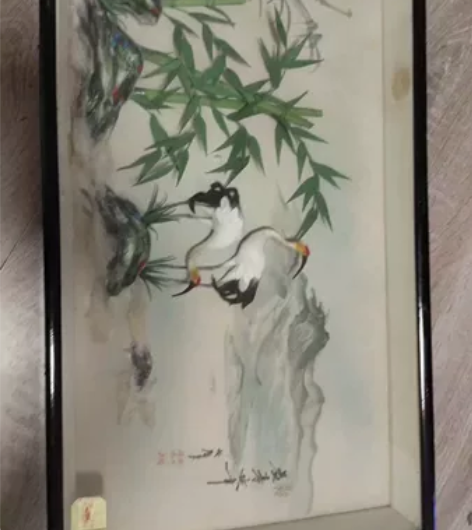 几十年前的天津工艺画立体画.大概长60宽3...