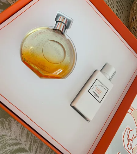 爱马仕香水身体乳套盒 全新 试都没试 韩国...