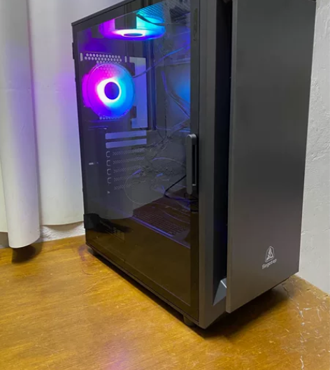 鑫谷直男一号电脑机箱透明全侧透主机水冷AT...