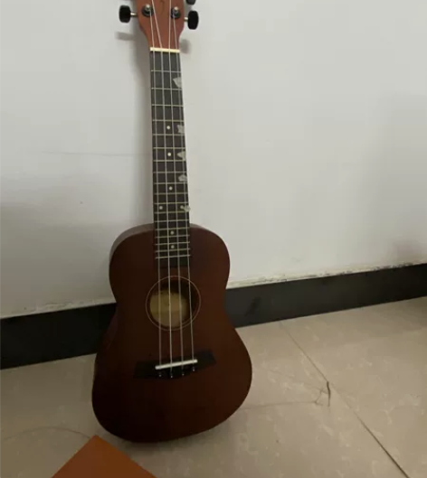 就是在淘宝上买的尤克里里 没啥牌子 我自己...