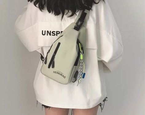小众帆布斜挎包包女2022新款时尚单肩潮牌...