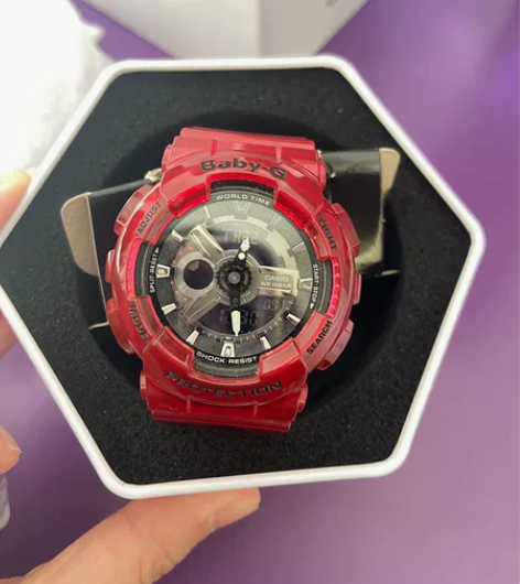 王鹤棣代言正品CASIO卡西欧电子手表女表...