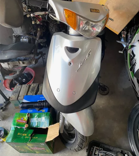 出自用雅马哈巧格一代正品不是仿车嘎嘎新整车...