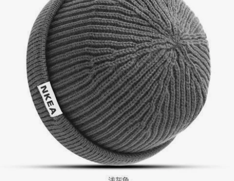 -秋冬帽子男潮针织帽韩版瓜皮帽潮牌毛线帽雅...