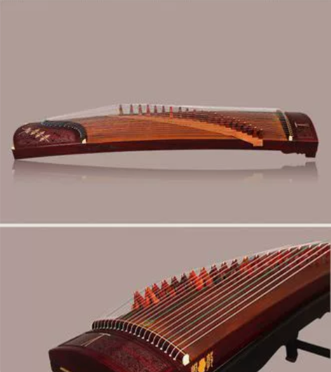 正牌敦煌古筝，只是懒得拍照所以随便找了张网...