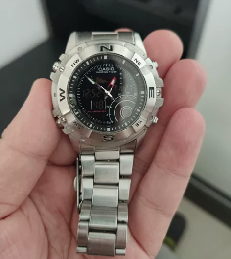 卡西欧手表,AMW-705D-1A,屏幕有...