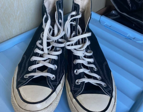 正品Converse匡威1970s三星标黑...