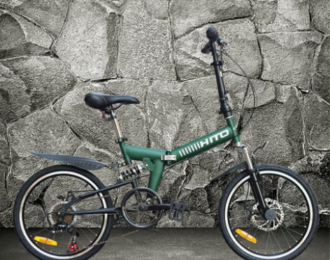 自行车 HITO品牌 20寸碟刹避震折叠山...