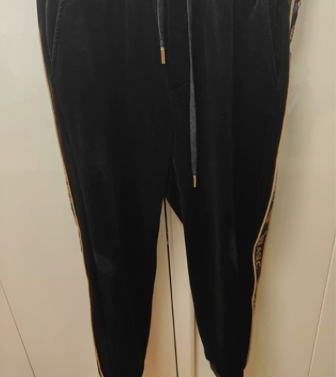 男士灯芯绒黑色休闲裤 172-178cm/...