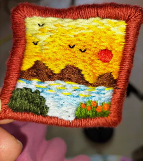 油画微缩小景，68包邮，偏远地区不包邮。 ...