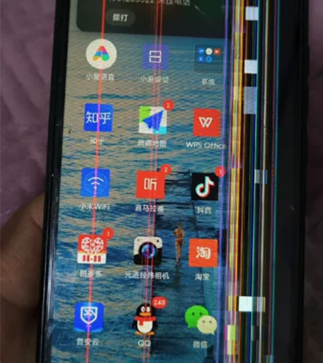 红米k20pro，屏幕坏，不能用，主板修过...