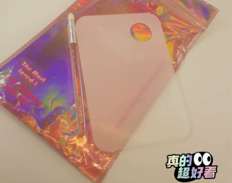 亚克力化妆调色板带亚克力调色专用化妆刷 露...