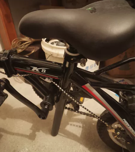 折叠自行车，9成新，高低可调节，诚心出售2...