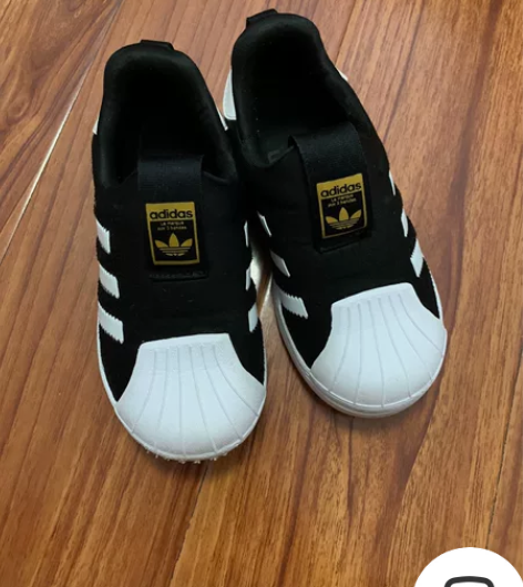 专柜正品阿迪达斯三叶草男女童贝壳头运动鞋 ...