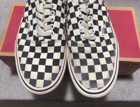 41码 万斯Vans Era 黑白棋盘格 ...
