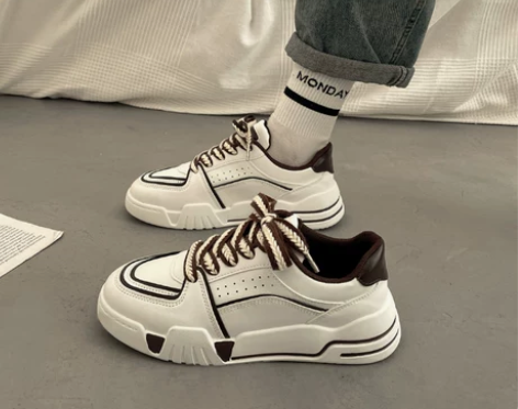 爆款港风高级感小白鞋女秋冬德训板鞋2022...