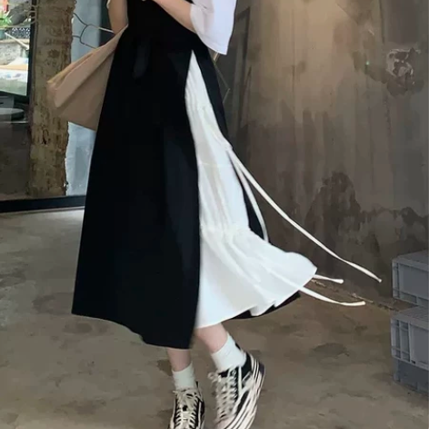 DREAM SEVEN77 假两件连衣裙女...