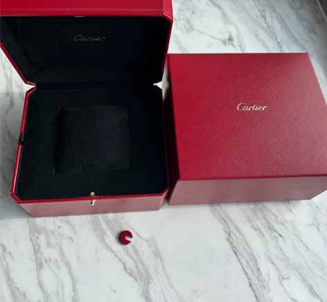 卡地亚全新正品保真  手表腕表黑底双层收纳...