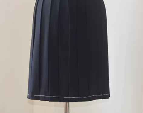 Swallowjk家 女生校服制服纯色百褶...